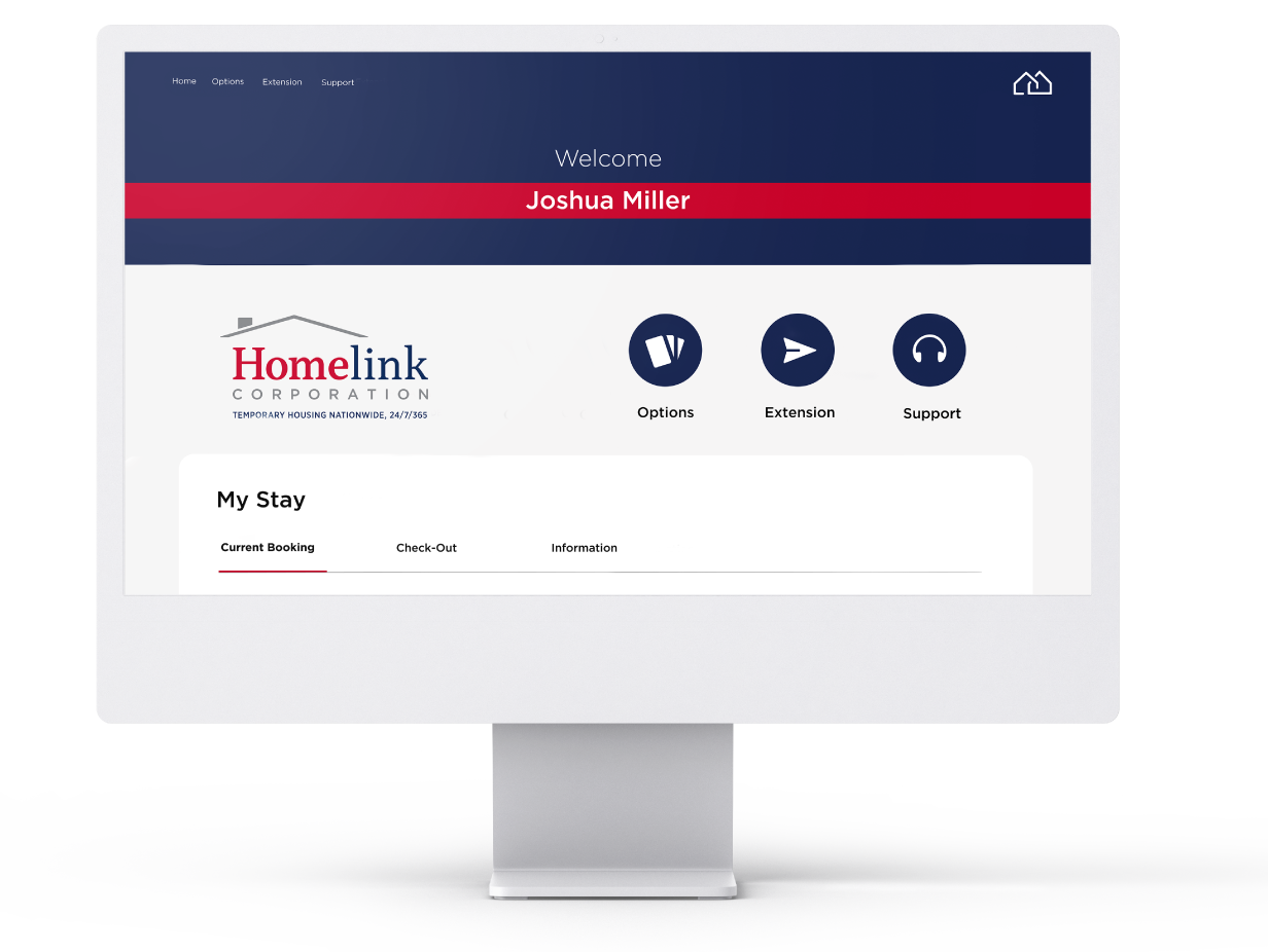 Computer with homelink app